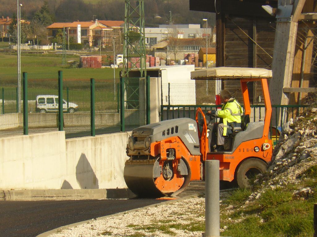 Hamm valjci u akciji na asfalterskim radovima u Istri