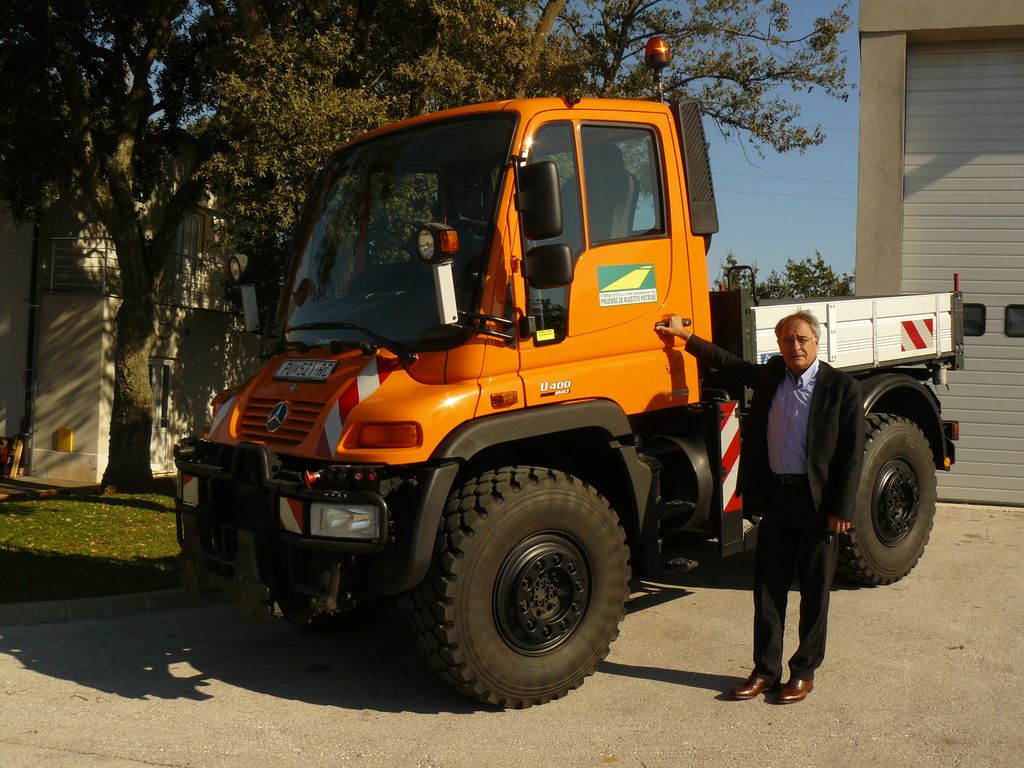 NOVI UNIMOG U 400 KOD ISTARSKE CESTE d.o.o. PULA